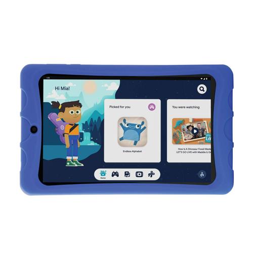 Restored onn. 8 Kids Tablet, Blue, 32GB Storage, 2GB RAM, Android 11 GO, 2GHz Quad-Core Processor, LCD Display, Dual-band Wi-Fi (Refurbished)