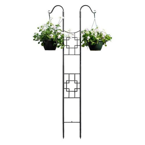Achla Designs Square-on-Squares Double Pole Trellis