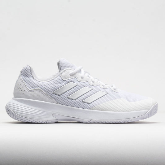 adidas GameCourt Women's  White/Silver Metallic/White